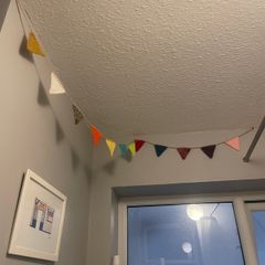 Crochet bunting