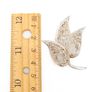 935 Silver Filigree Leaf Brooch Image 7