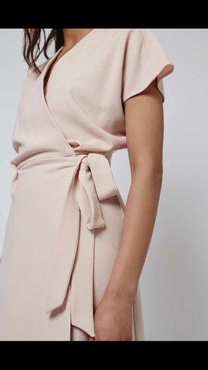 Maternity Wrap Midi Dress