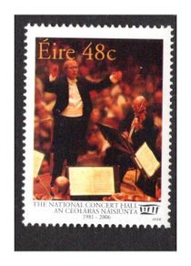 2006 Ireland 25th Anniversary of the National Concert Hall in Dublin Commemorative Stamp Mint Never Hinged (MNH)