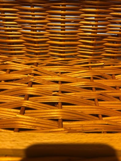 Vintage Wicker Pull-out Basket & Runners