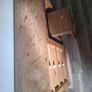 Solid Mexican Pine Desk + Stool Image 3