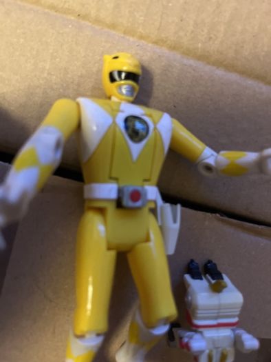 Vintage Power Rangers Action Figure Lot 1990s - 100% Complete Eye Guy, Tigerzord, Yellow Ranger, Lord Zedd + Monster