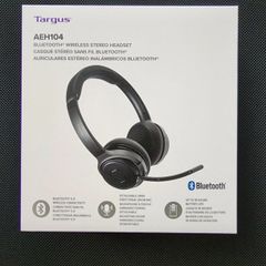 Targus Wireless Bluetooth Stereo Headset, Black (AEH104GL)