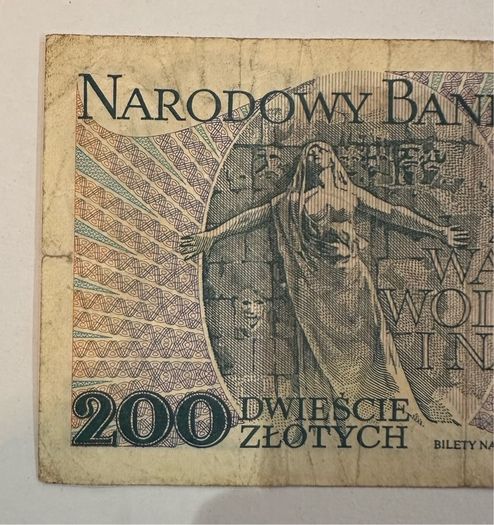 Poland 200 Zloty 1982 Banknote
