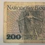 Poland 200 Zloty 1982 Banknote Image 3