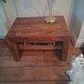 Stunning table and 4 leather chairs and matching units Image 5