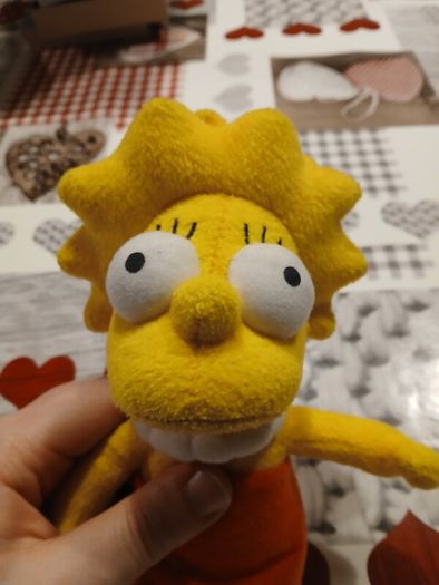 The Simpsons Lisa Simpson Small Plush Soft Toy Vintage 2007 Fox Matt Groening