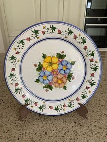 Hand Painted Ceramic Plate