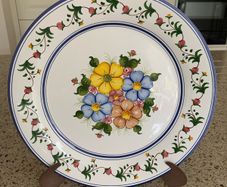 Hand Painted Ceramic Plate