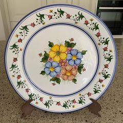 Hand Painted Ceramic Plate