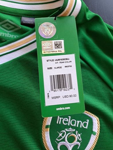 Irish football jersey Adult