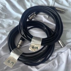 6M XLR cables x2