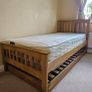 Solid Single Bed + Pull-Out Trundle (Converts to Double) Image 4