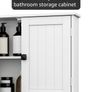 Bathroom Wall Cabinets with Towels Bar,Storage Cabinet, Over The Toilet Storage with 2 Doors and Adjustable Shelf, Wall Cabinet for Bathroom Laundry Kitchen (White) Image 5