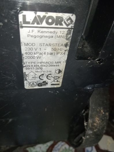 Lavor Star steam cleaner