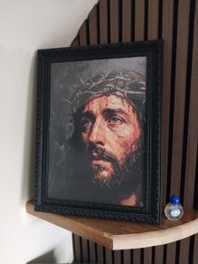 "Jesus: Sacrifice for all of us Limited Edition artist Andrea Di Martino A3 with frame read description