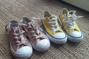 Converse girls trainers 2pairs size 13UK