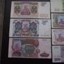 Ussr/cccp. 7 Notes (1993) 100;200;500;1000;5000;10000 & 50,000 Rubles Image 5