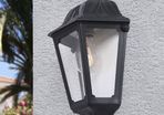 Iesse With Clear Diffuser Half Wall Lantern