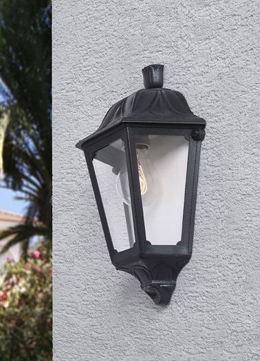 Iesse With Clear Diffuser Half Wall Lantern