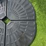 Cantilever Parasol Garden Umbrella Heavy Base Stand Image 4
