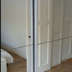Large mirrored wardrobe