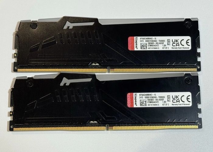 Ddr5 Ram 16gb (2x8gb) Cl40 6000mhz Kingston Fury Rgb Xmp Desktop