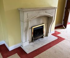 Fireplace solid stone