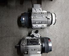 BER-MAR 1.1kW 3 Phase Brake Motor Working Spares or Repair