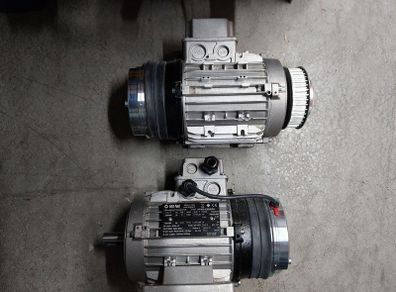 BER-MAR 1.1kW 3 Phase Brake Motor Working Spares or Repair