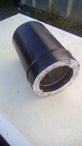 Twin Wall Insulated Flue Mi-Flue 5''. 270mm Black