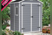 6 ft. W x 5 ft. D Apex Outdoor Garden Shed (FREE SHIPPING)