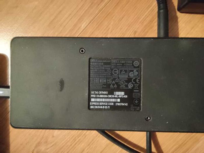 Dell WD19 Docking station with 180w power supply