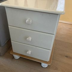 White wood locker