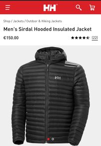 Mens Helly Hansen Sirdal hooded jacket