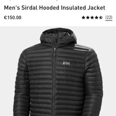 Mens Helly Hansen Sirdal hooded jacket
