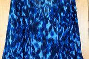 Ladies Shades Of Blue  Blouse