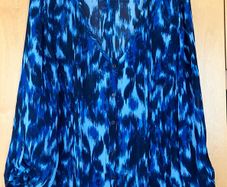 Ladies Shades Of Blue  Blouse
