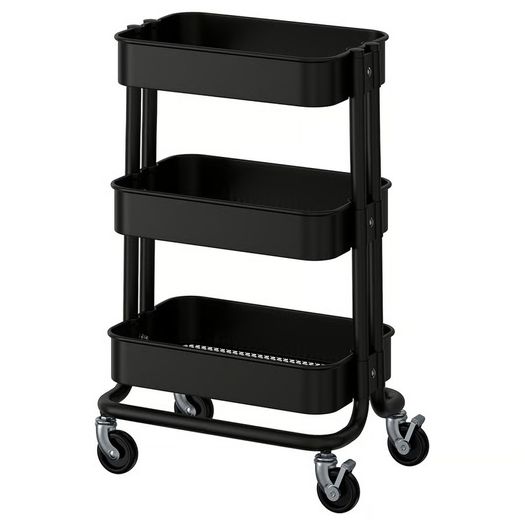 NEW Ikea Black Raskog Trolley (small)