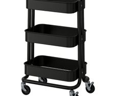 NEW Ikea Black Raskog Trolley (small)