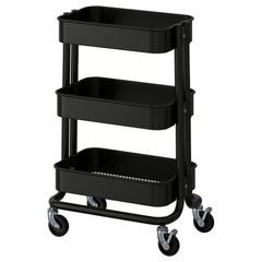 NEW Ikea Black Raskog Trolley (small)