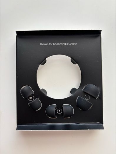 Loop switch 2 earplug tips, new
