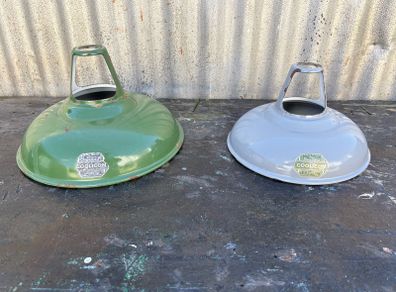 Vintage Coolicon industrial factory shades X2