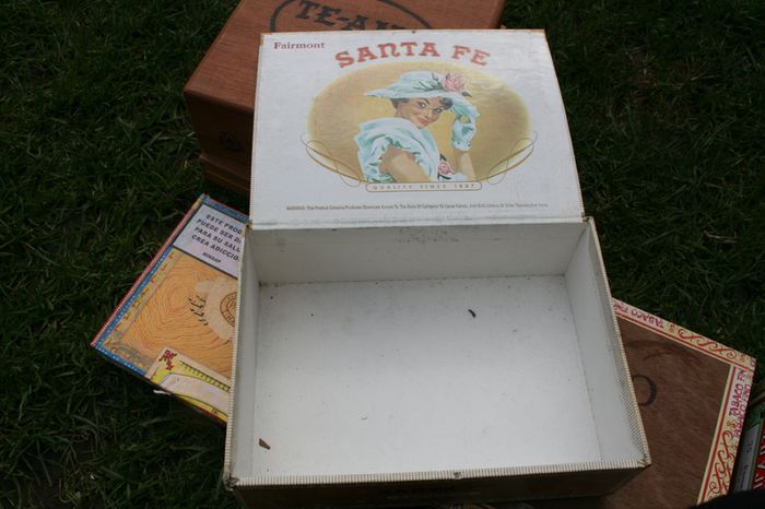 Vintage Wood Cigar Boxes