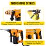 1050W Rotary Hammer Drill Max Drilling 26mm SDS Plus Demolition Jackhammer Breaker 4in1 Electric Wood Concrete Perforator Image 7