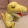 Plush dinosaur/ baby crocodile soft toy. Image 2