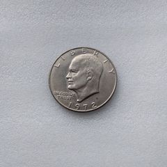 United States : 1972 , Eisenhower One Dollar Coin