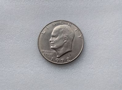 United States : 1972 , Eisenhower One Dollar Coin