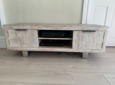 Large Solid Wood TV Media Unit